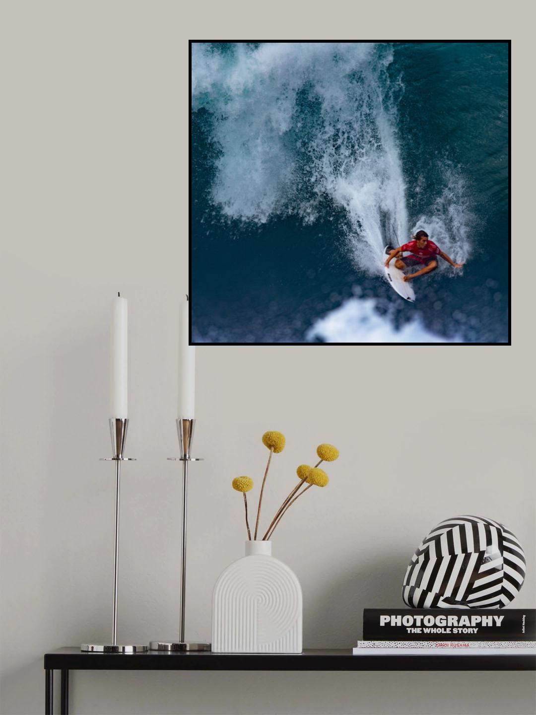 Surfer man Poster och Canvastavla