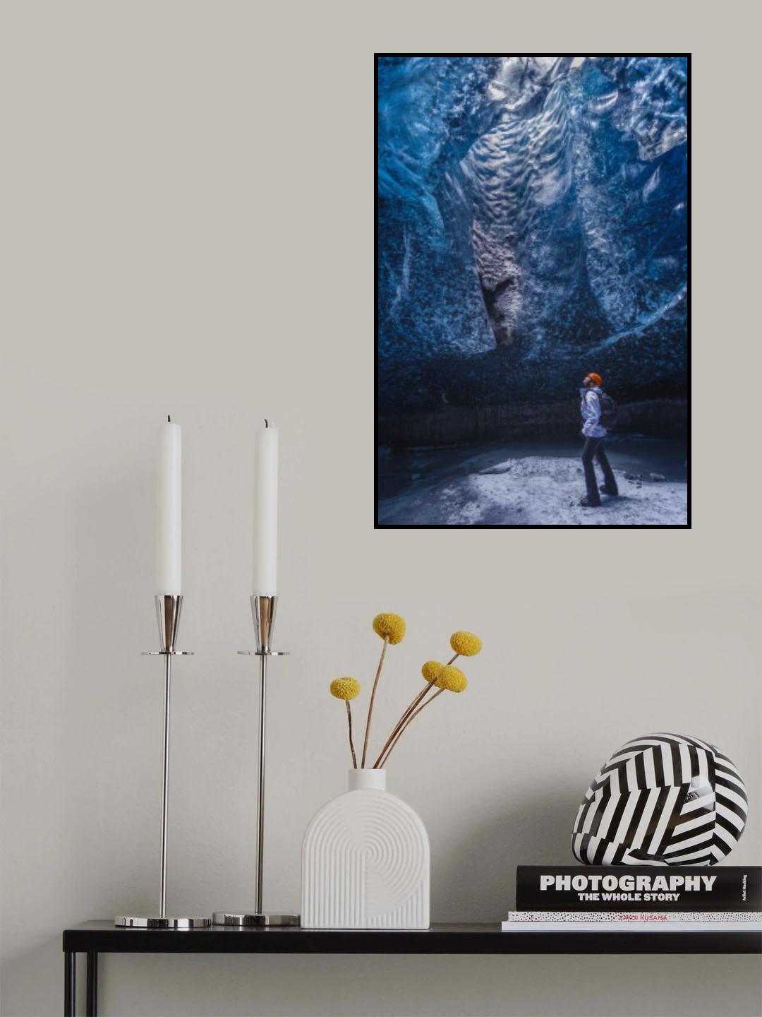Ice cave Poster och Canvastavla