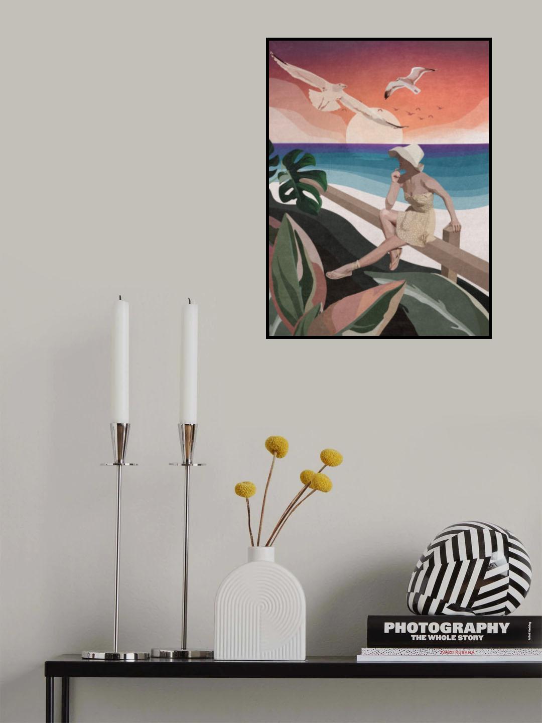 On the Beach Poster och Canvastavla