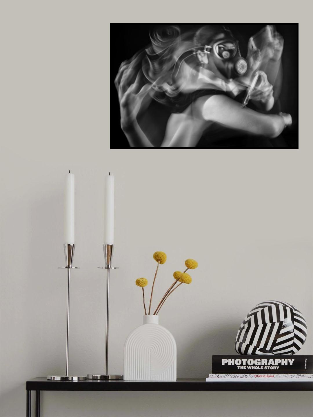Selfportrait in Corona Days Poster och Canvastavla
