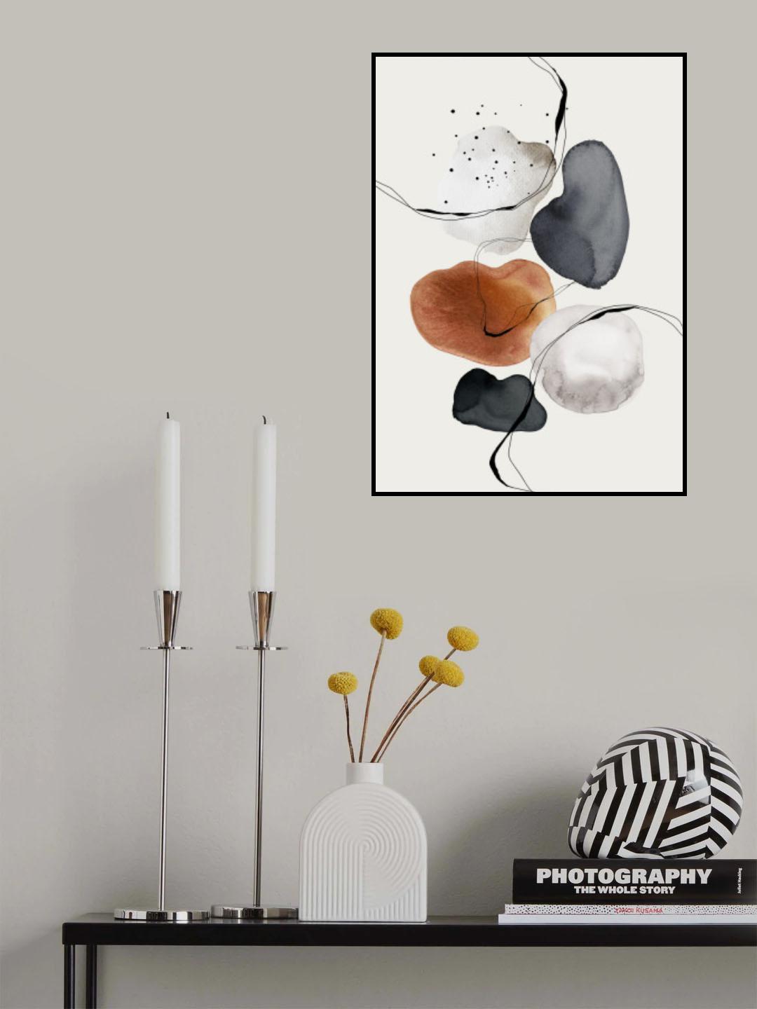 Abstract World Poster och Canvastavla