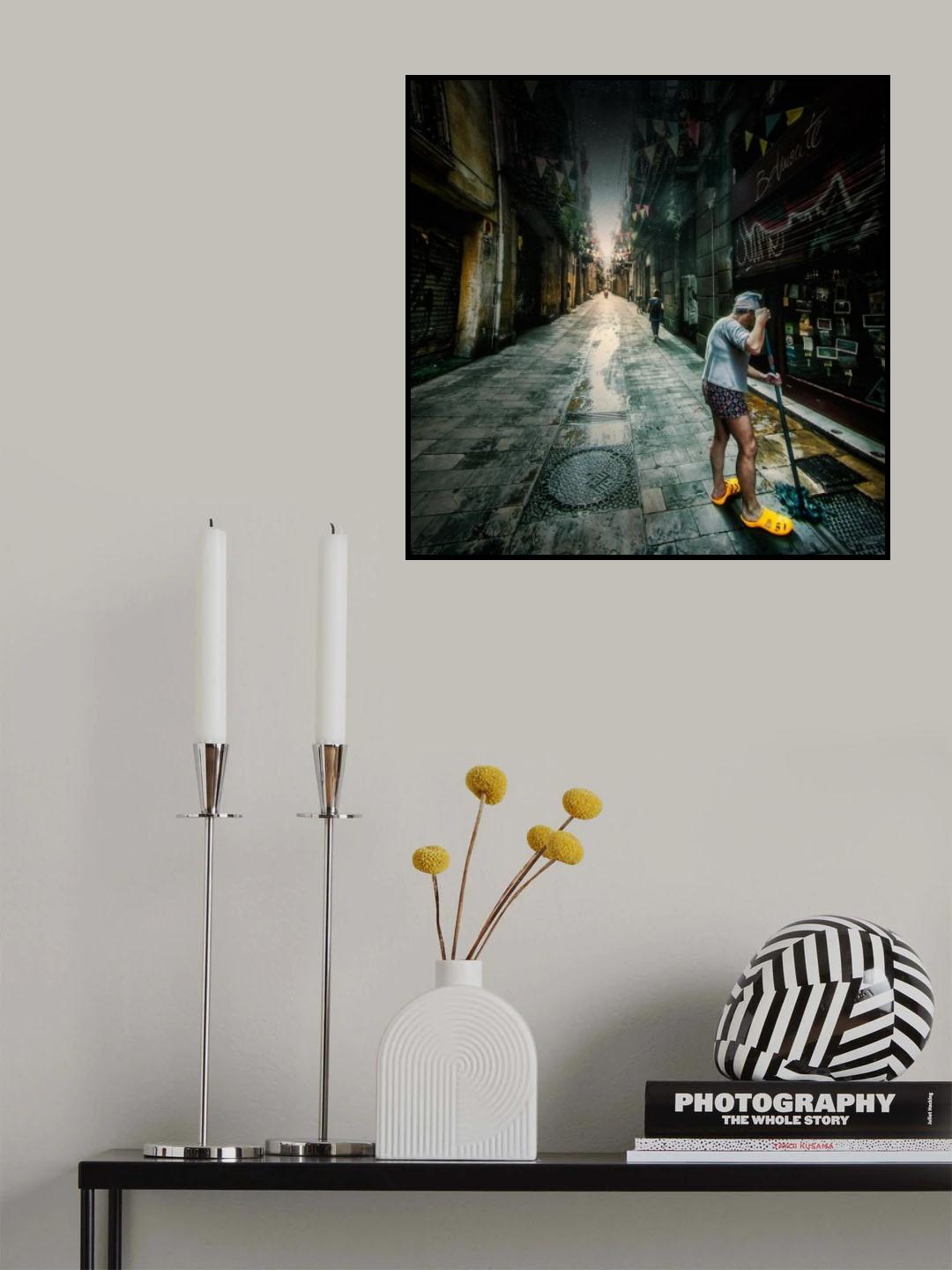 wipe away Poster och Canvastavla
