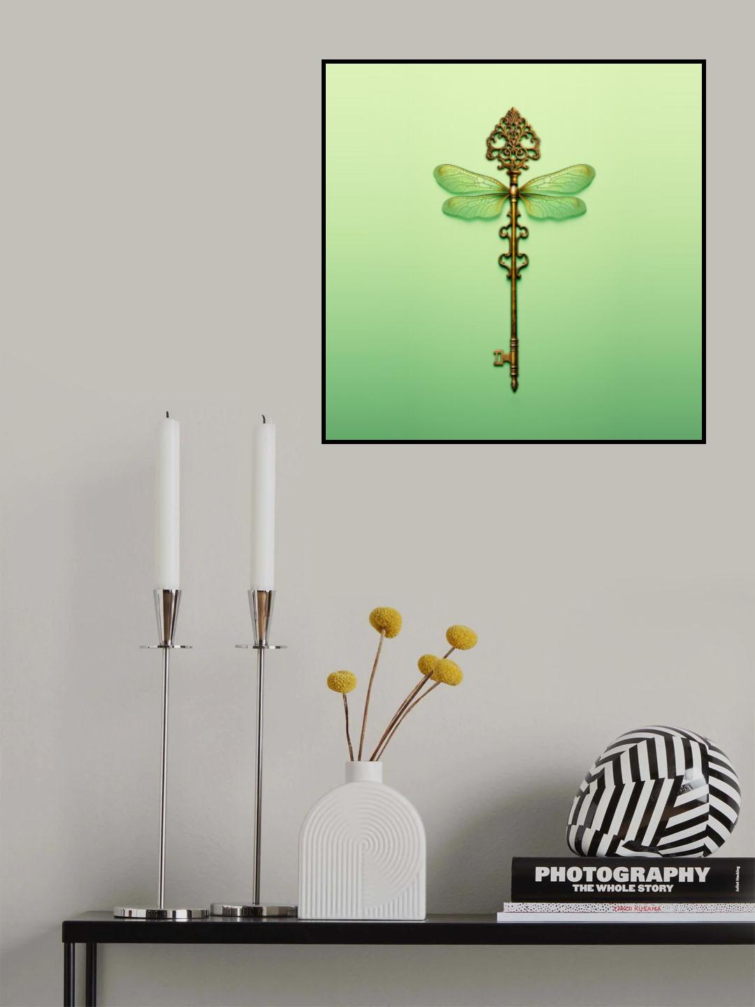 Key Dragonfly Poster och Canvastavla