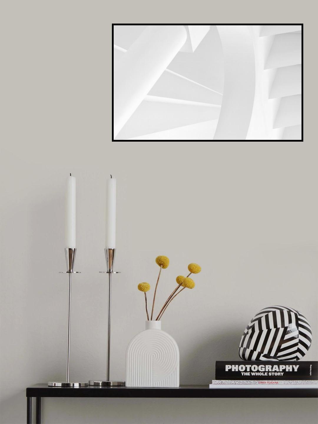 White... Poster och Canvastavla