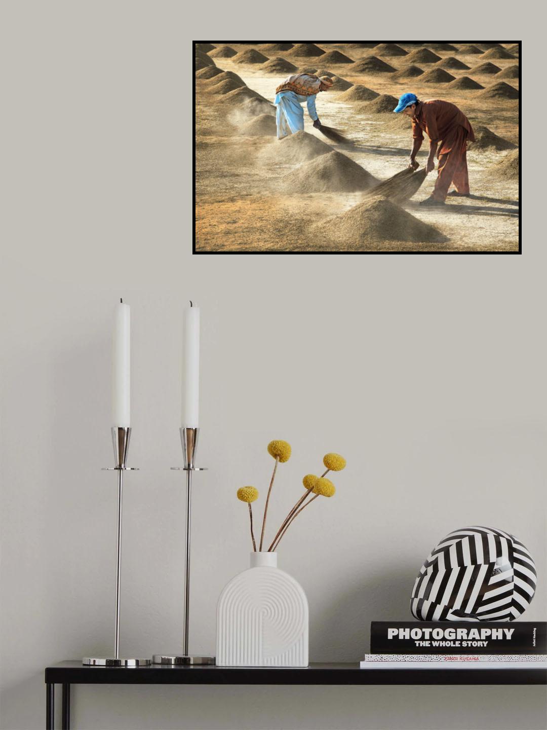 Farm Workers Poster och Canvastavla