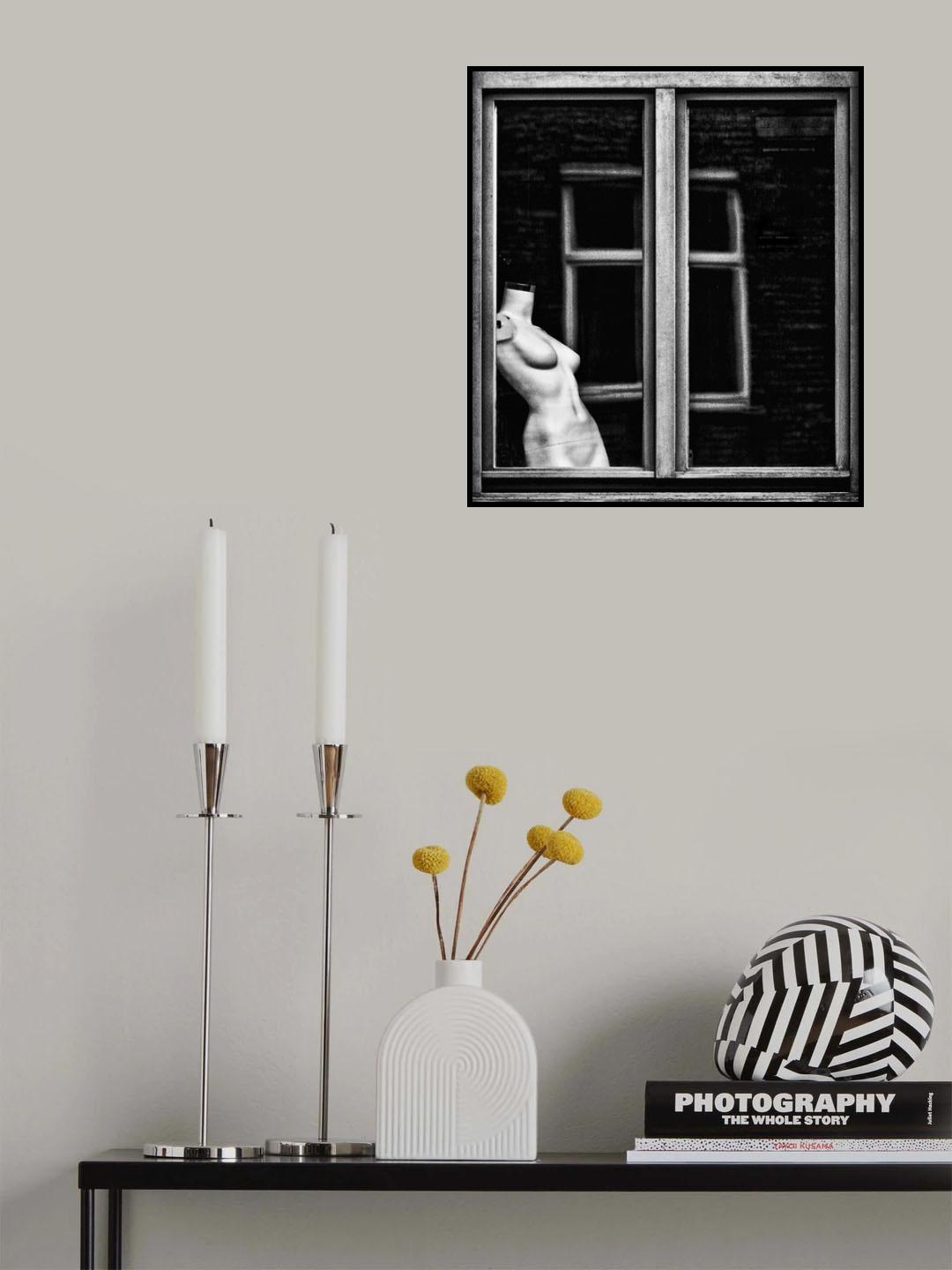 Mannequin window Poster och Canvastavla