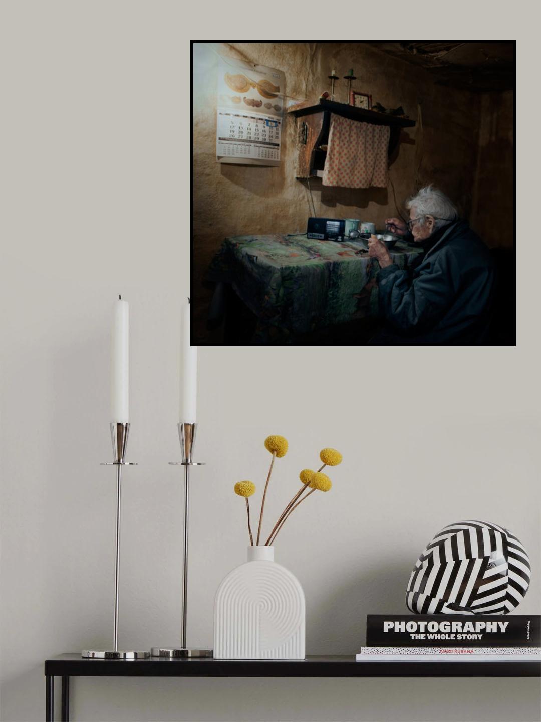 Lonely lunch Poster och Canvastavla