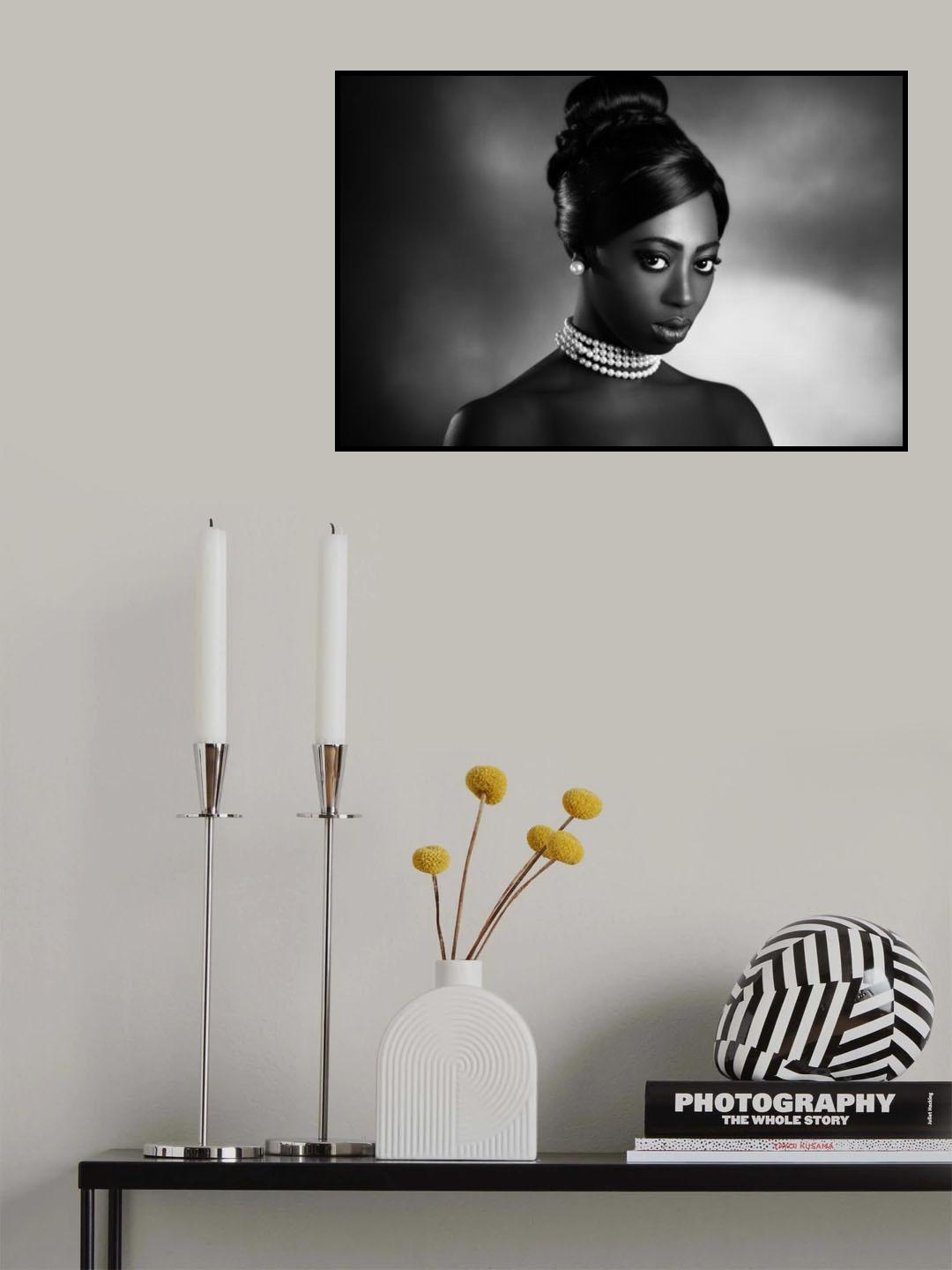 The white pearls Poster och Canvastavla