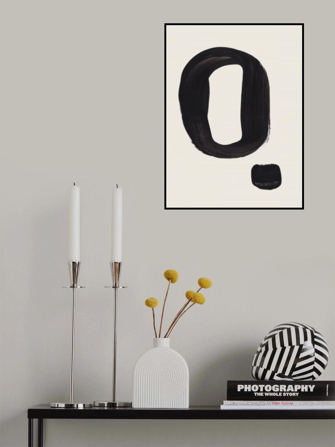 Ink Ring Poster och Canvastavla