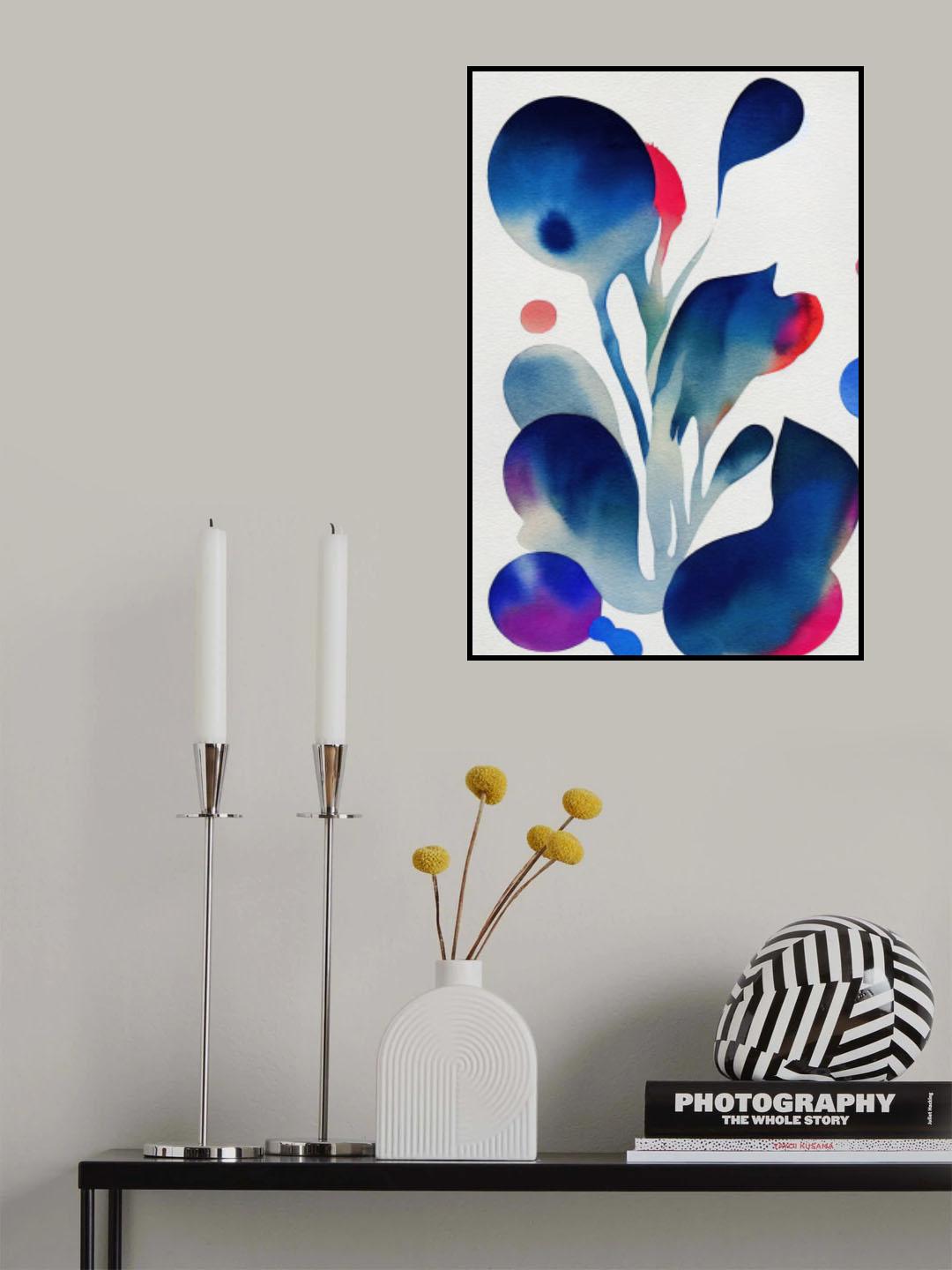 Nature Inspired Abstract Watercolor (Day 53) Poster och Canvastavla