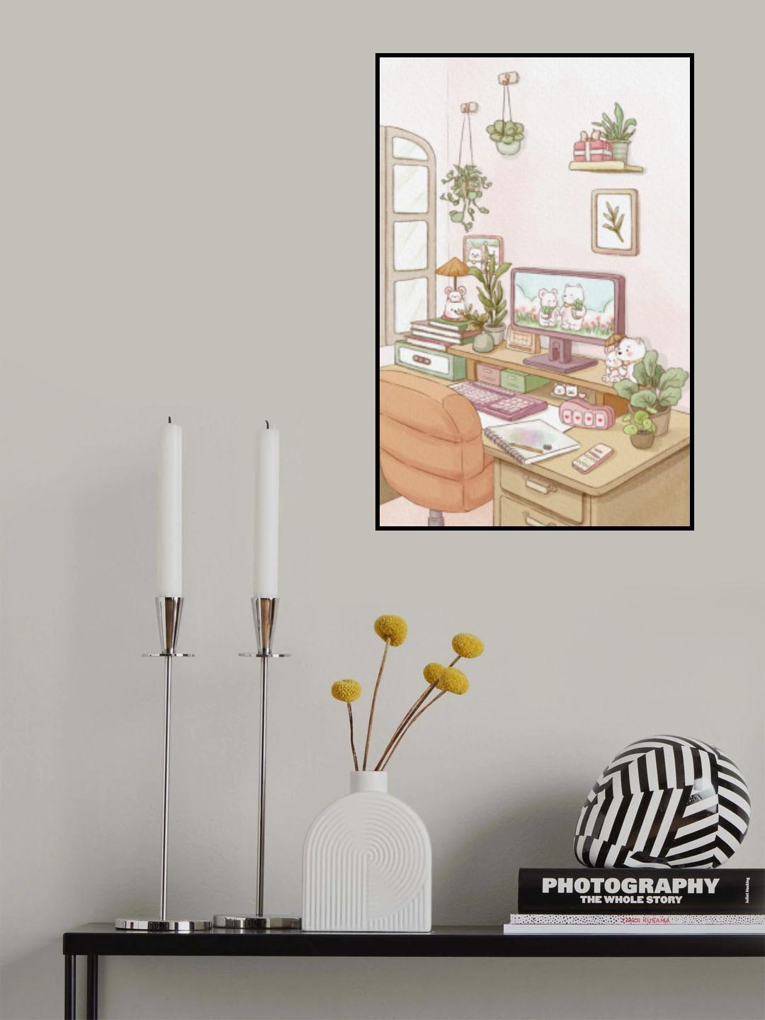Workspace Lock Poster och Canvastavla