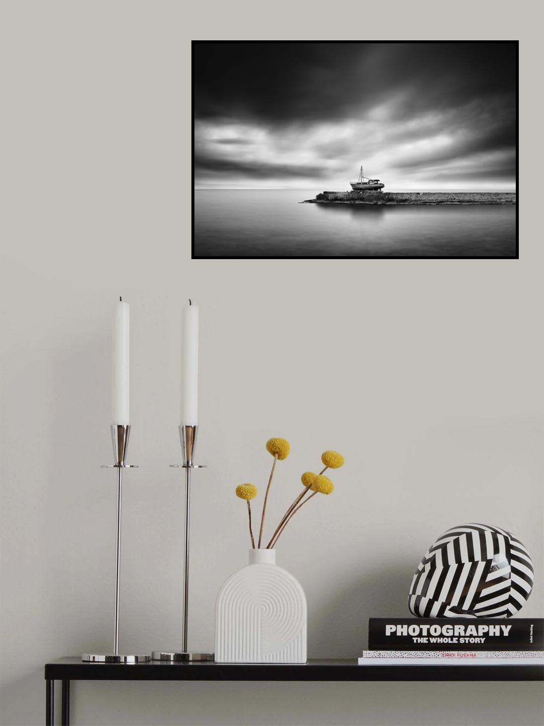 Time Slips by Like Grains of Sand Poster och Canvastavla