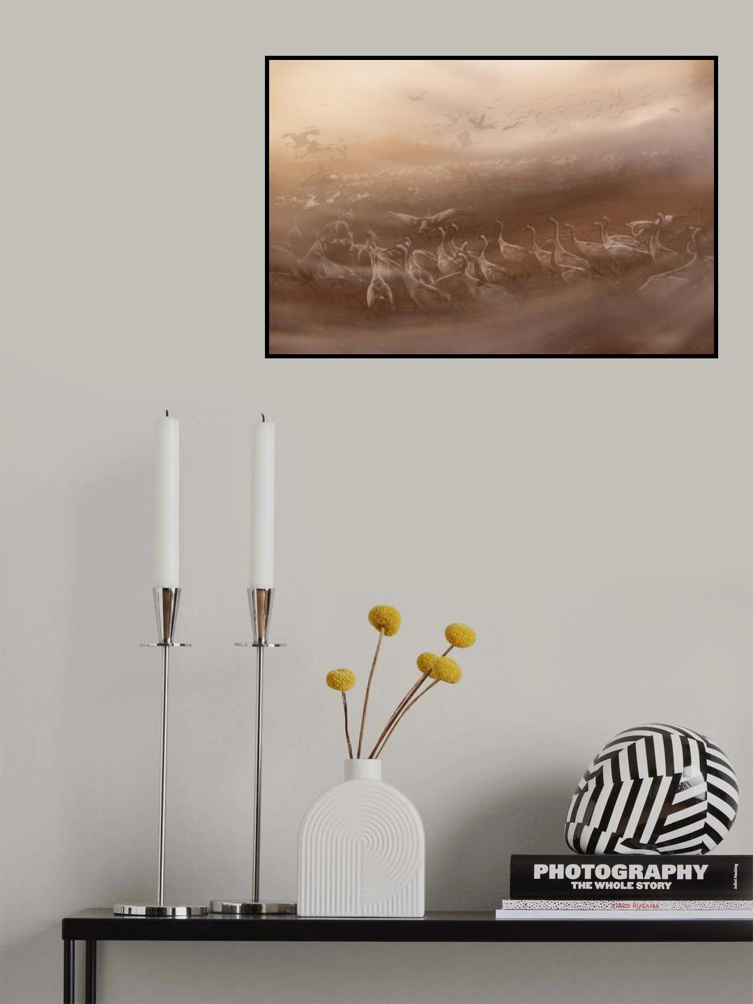 First gray streaks of dawn Poster och Canvastavla