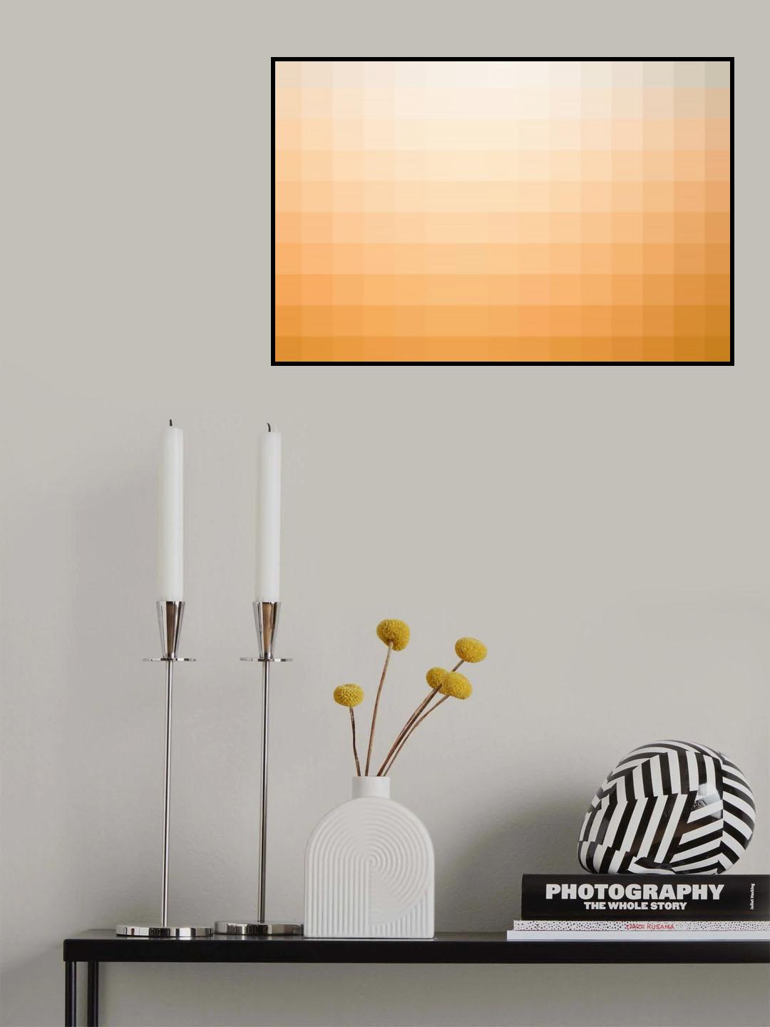 Lumen, Amber Glow Poster och Canvastavla