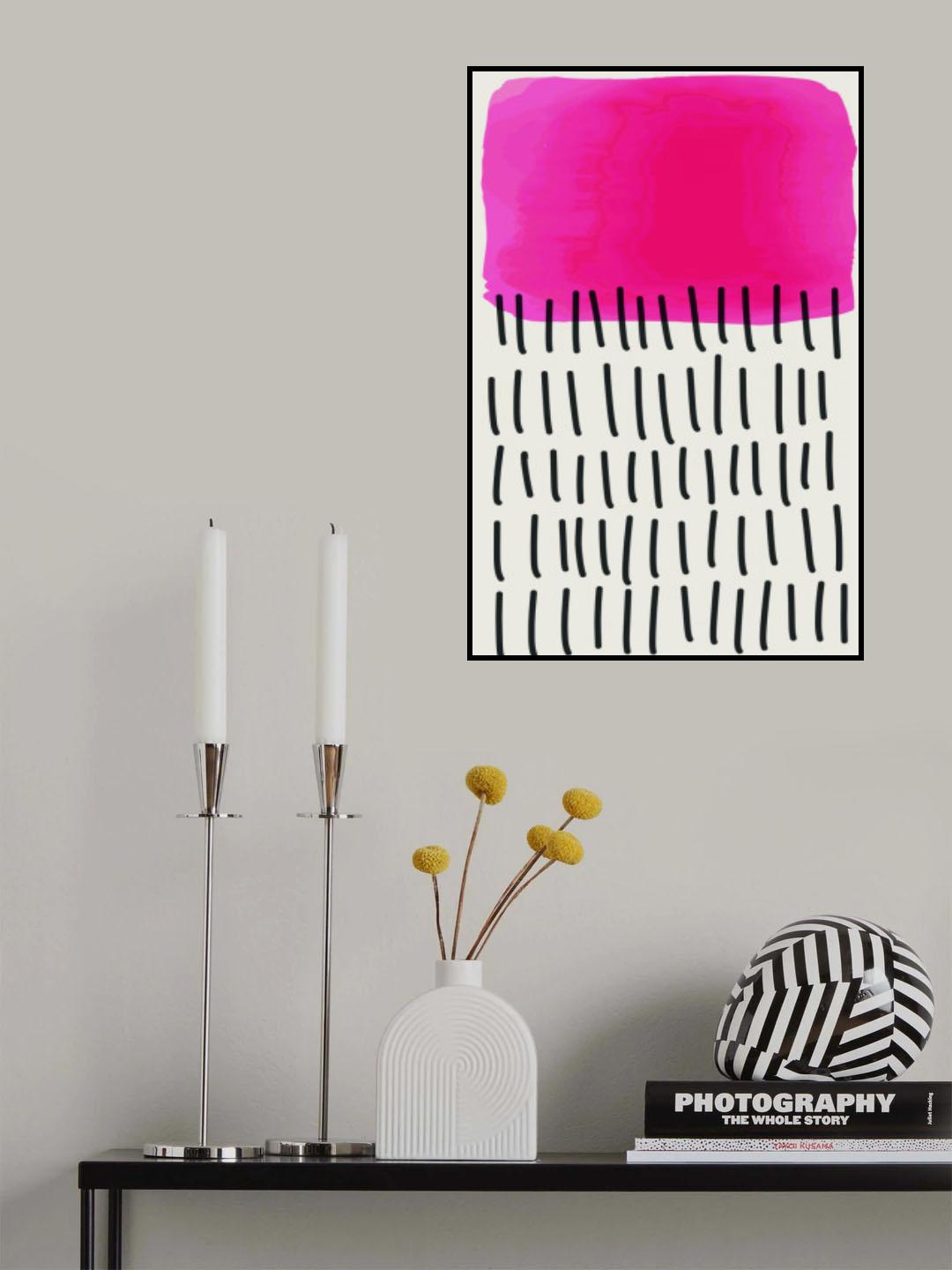 Minimal Watercolor Shapes #2 Poster och Canvastavla