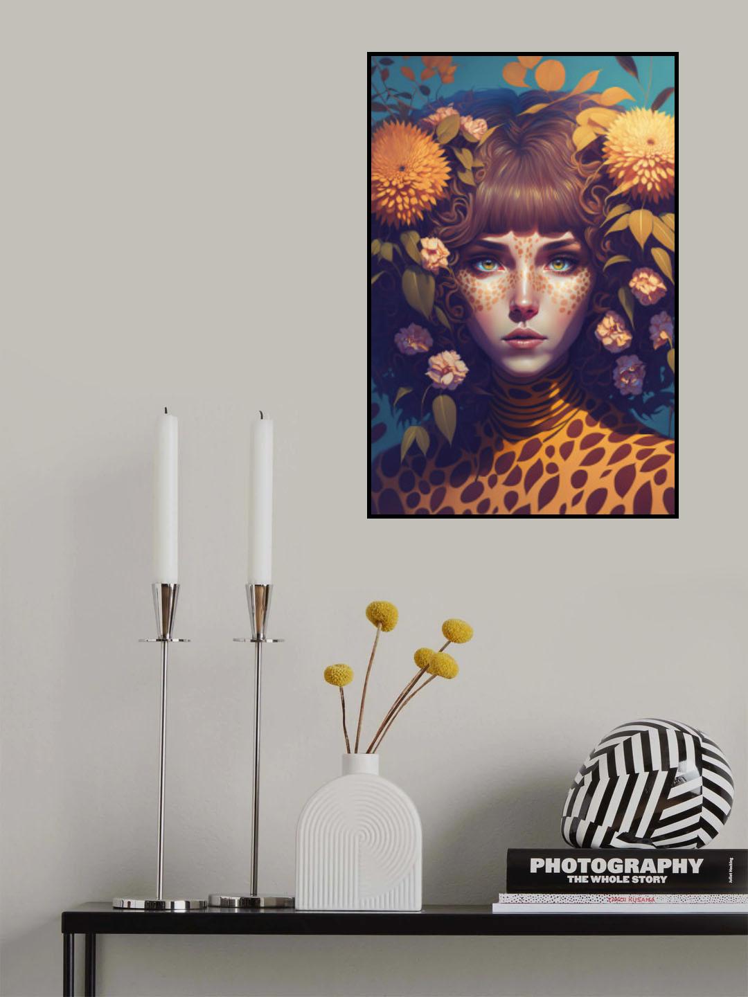 Leo Woman Poster och Canvastavla