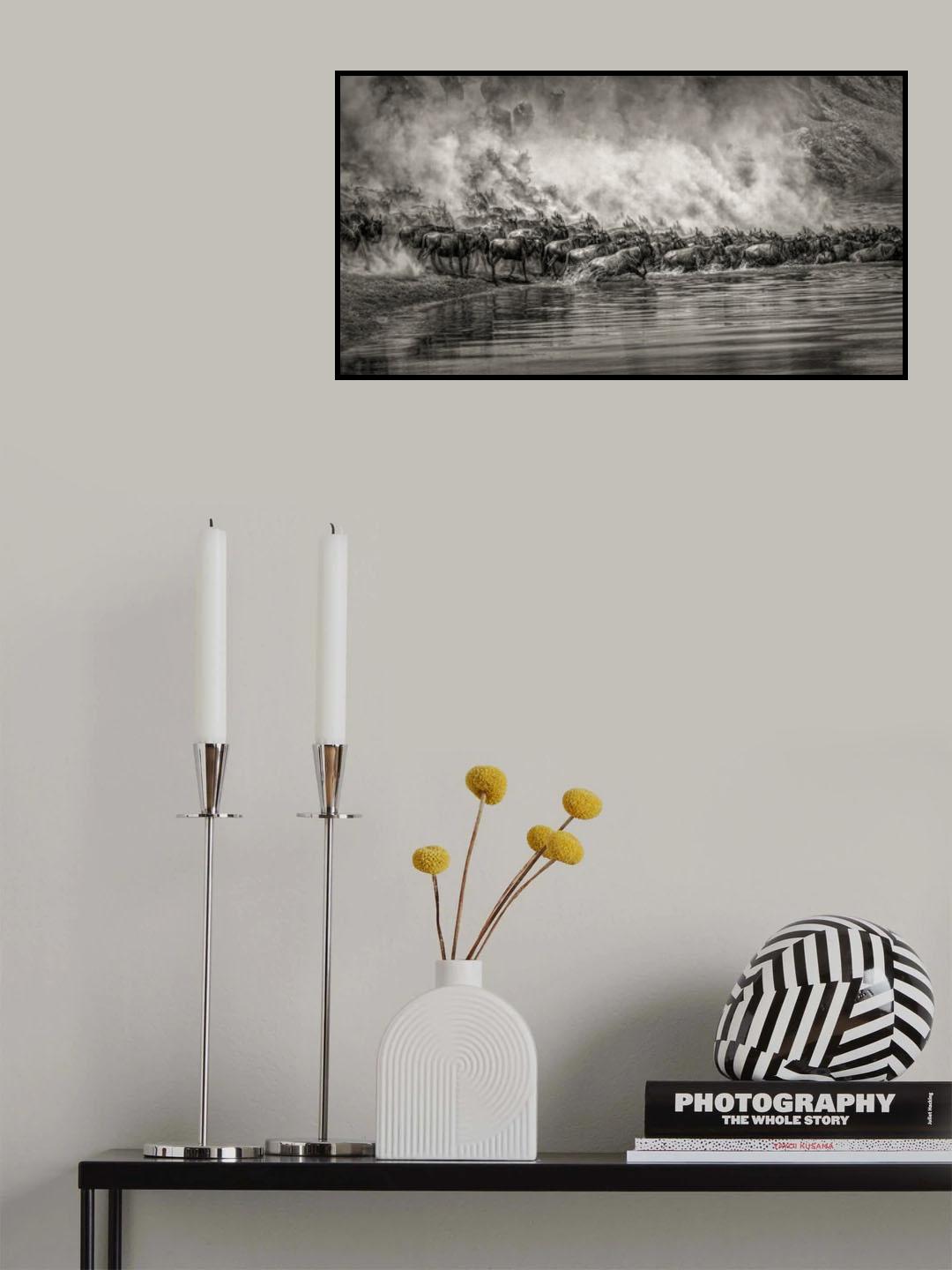 The river crossing Poster och Canvastavla
