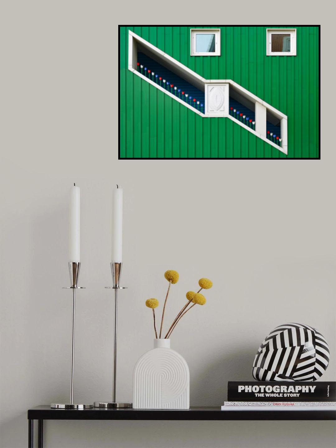 Tulip Stairs Poster och Canvastavla
