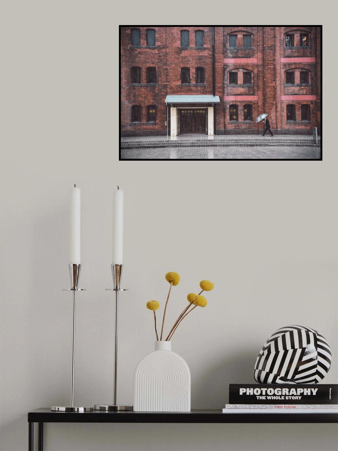 Strong rain! Poster och Canvastavla