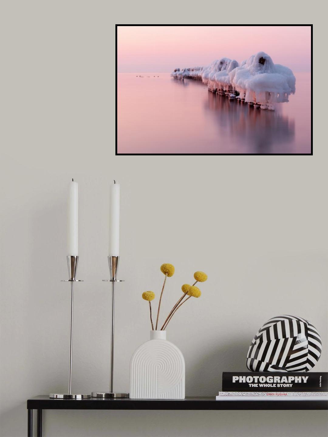 Dance of white swans Poster och Canvastavla