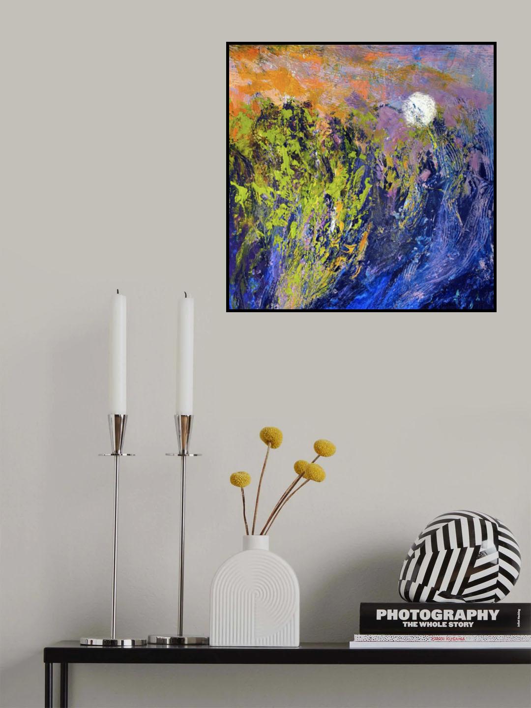 Df217marshmoonrise Poster och Canvastavla