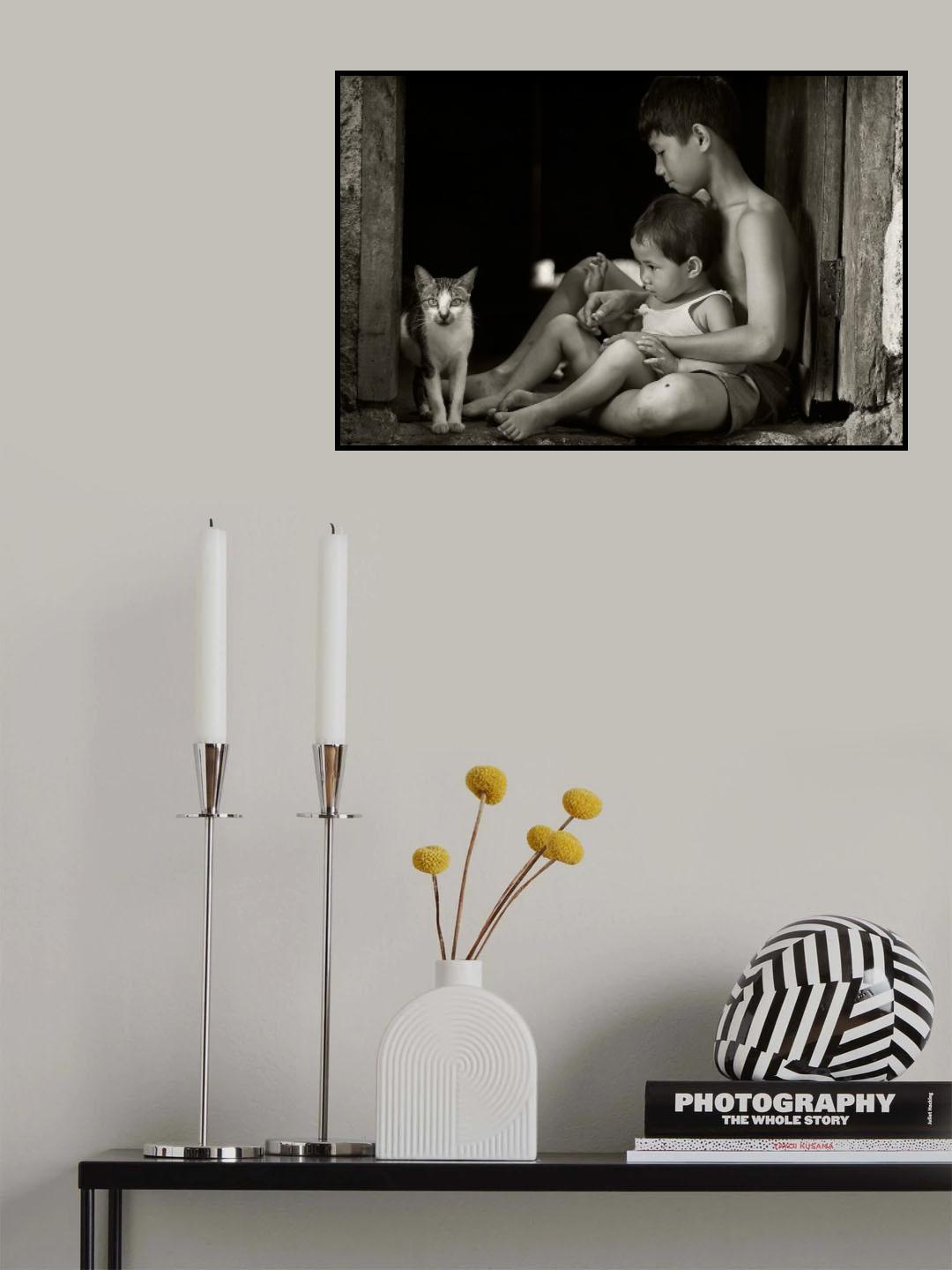 Distraction Poster och Canvastavla