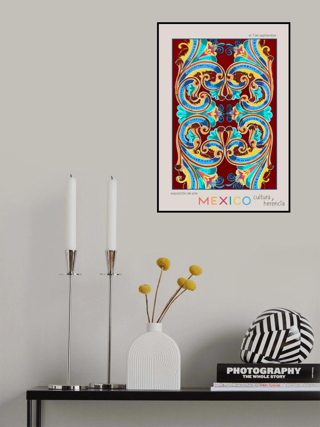 Mexico City Art Basel Poster och Canvastavla