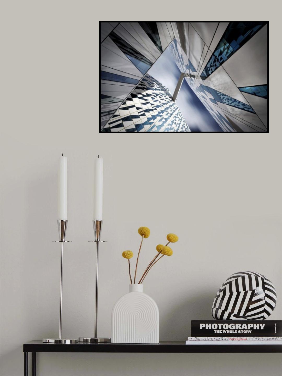 Triangular caleidoscope Poster och Canvastavla