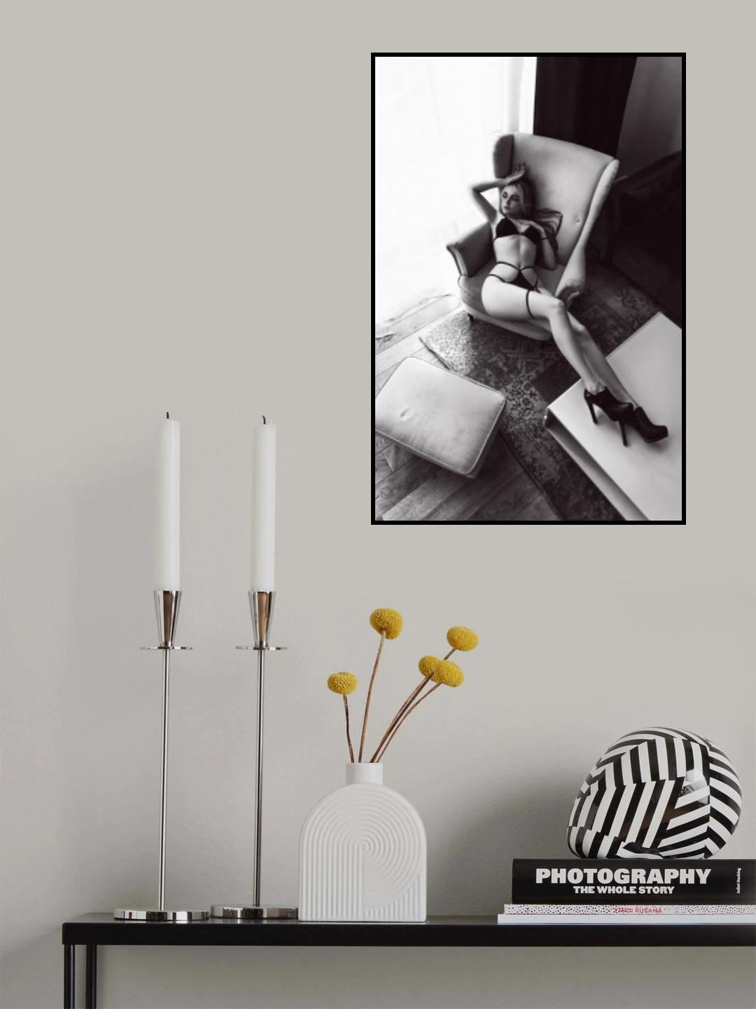 Life is too short to wear boring lingerie Poster och Canvastavla
