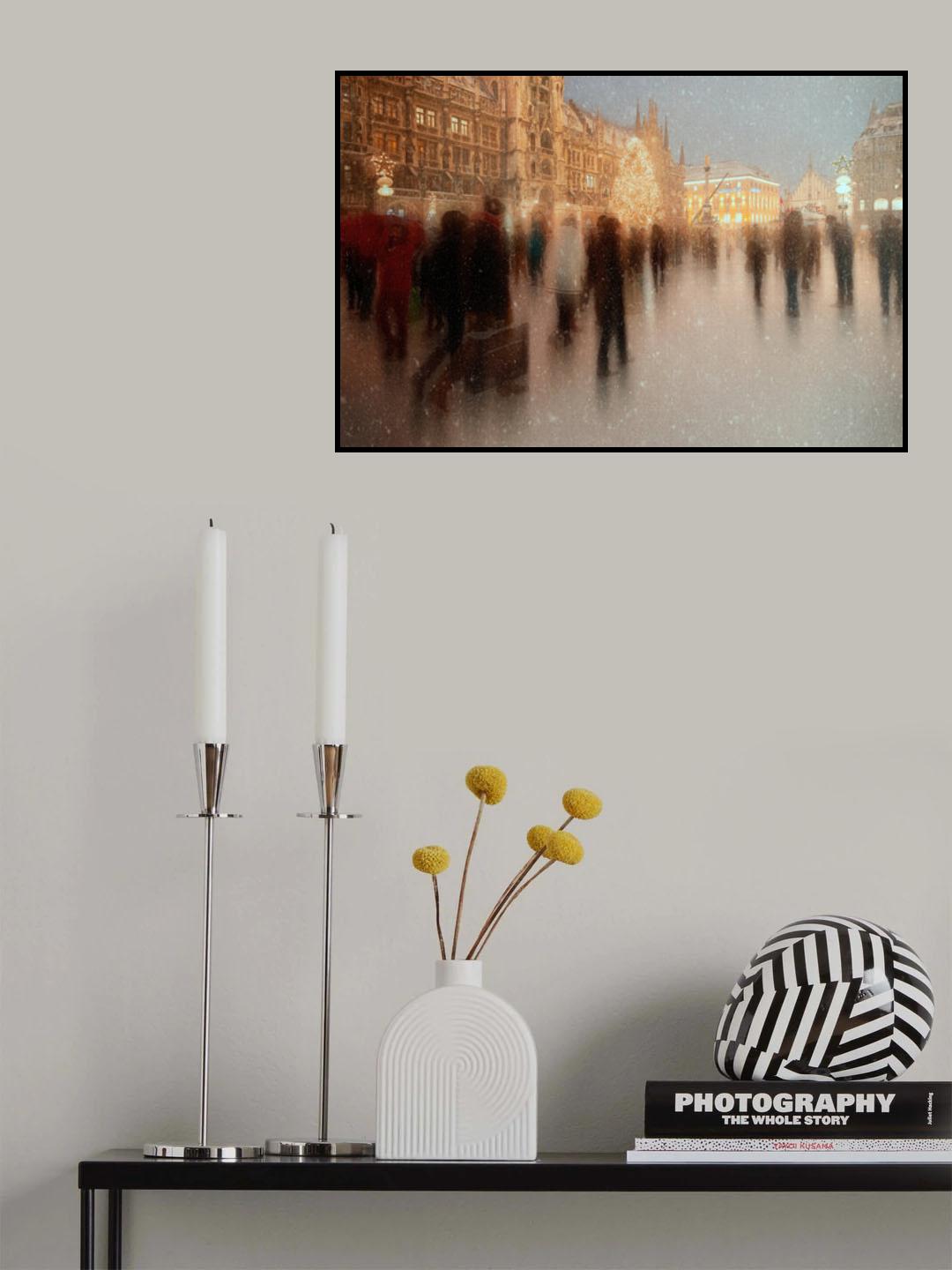 Christmas shopping Poster och Canvastavla