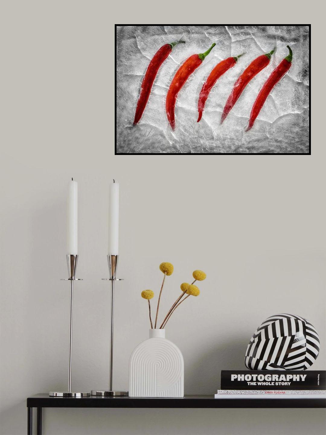 Frozen fire Poster och Canvastavla