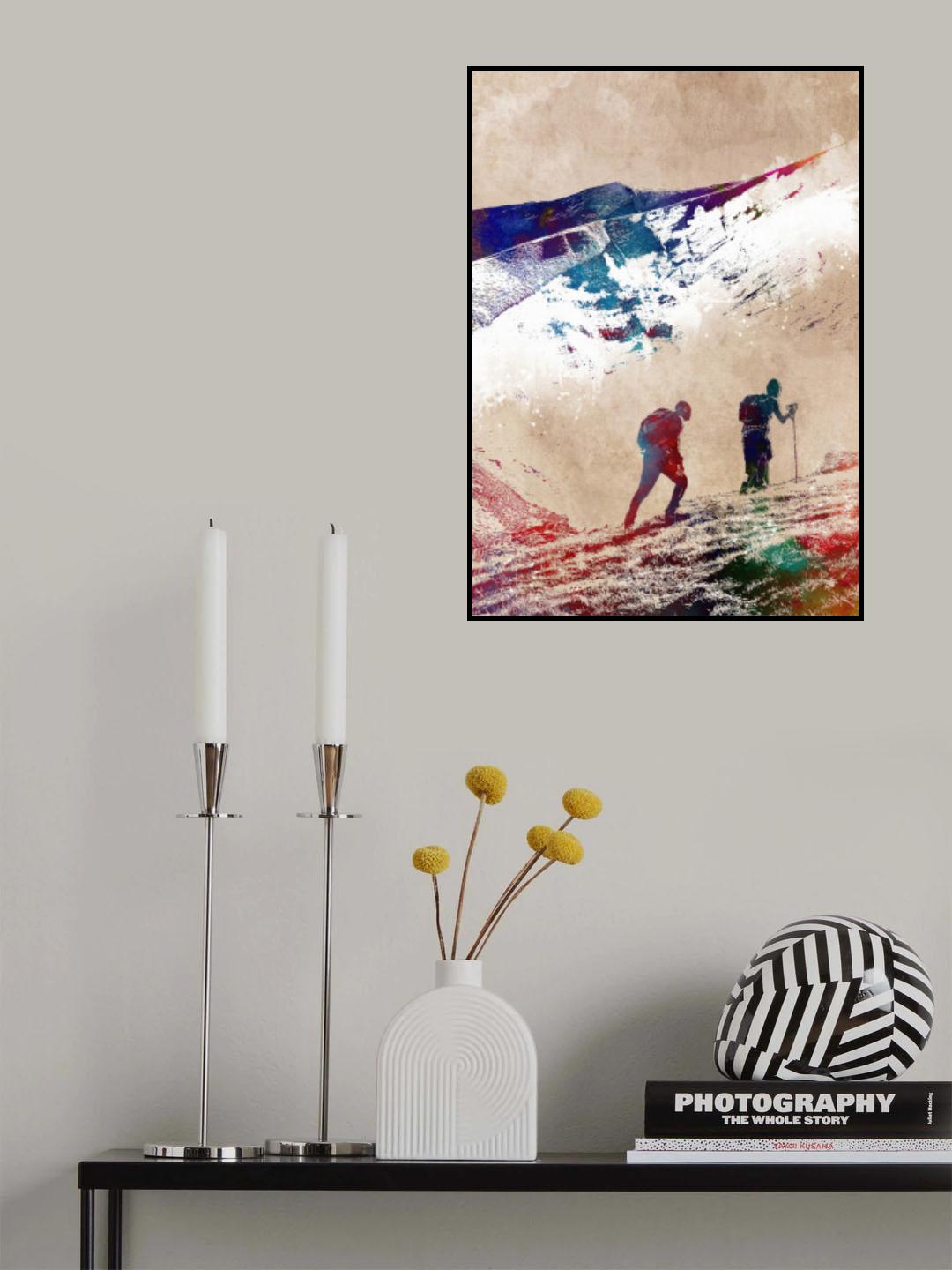 Mountaineers Sport Art 1 Poster och Canvastavla