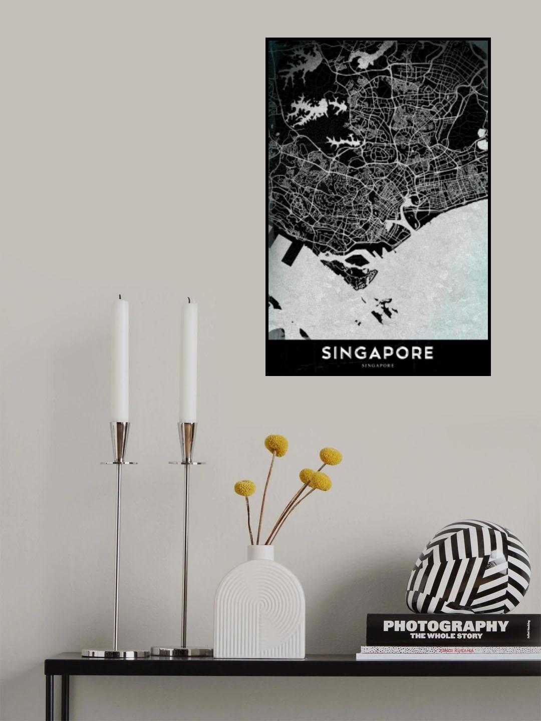 SINGAPORE Poster och Canvastavla