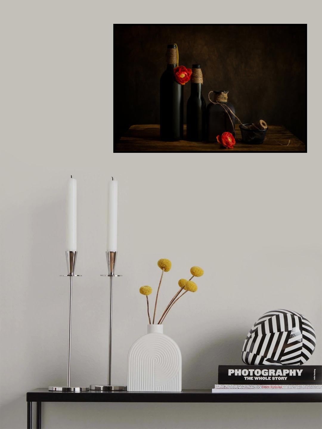 Ranunculus flowers Poster och Canvastavla