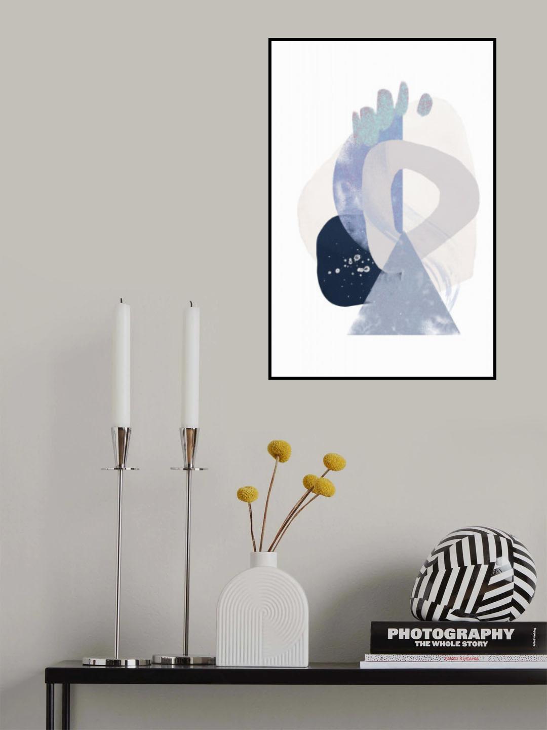 Blue Discovery-3 Poster och Canvastavla