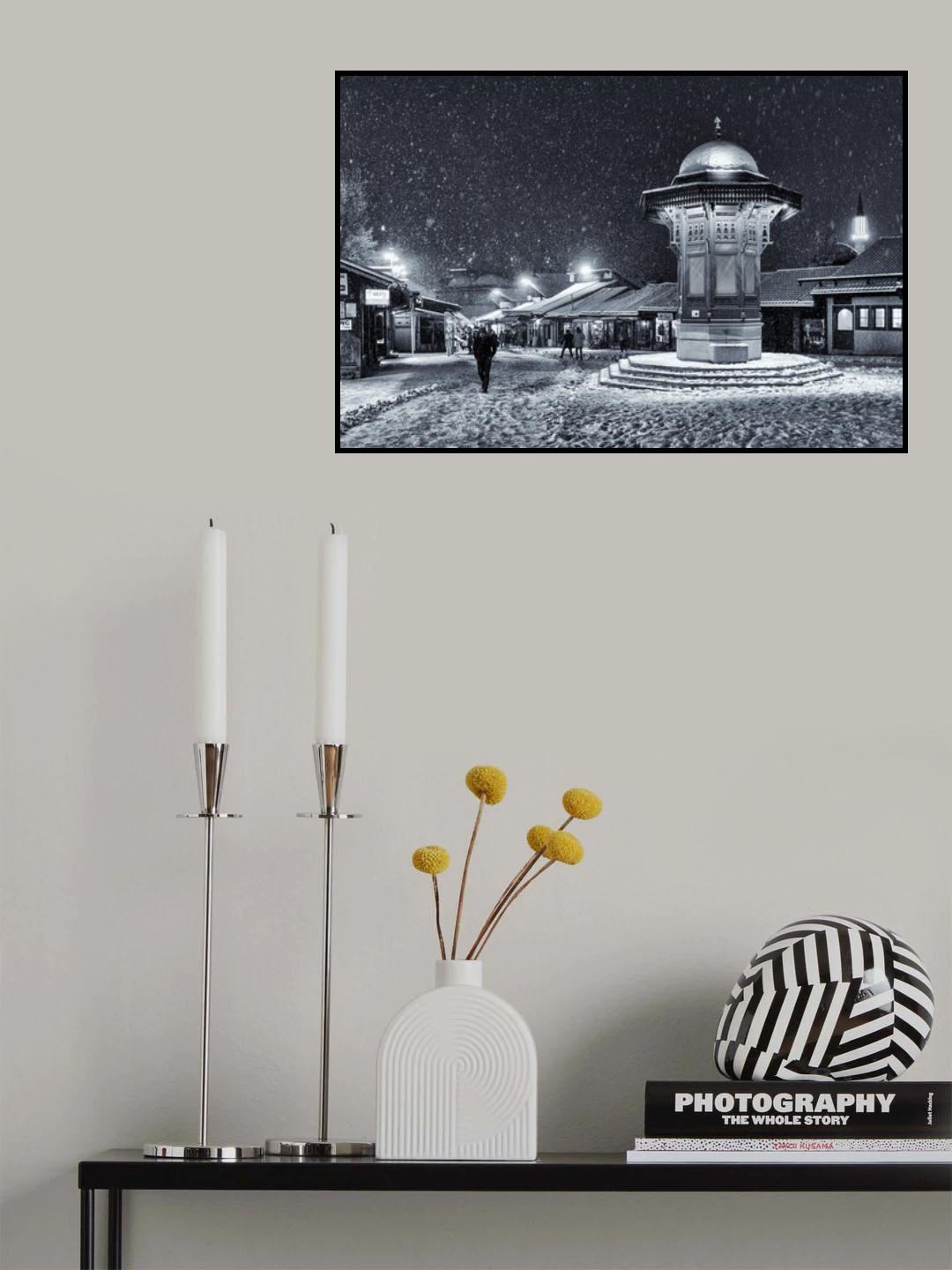 Winter in Sarajevo Poster och Canvastavla