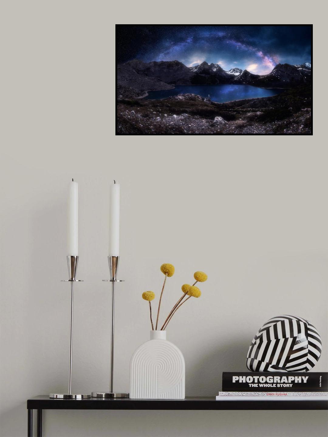 Gem in between the mountains Poster och Canvastavla