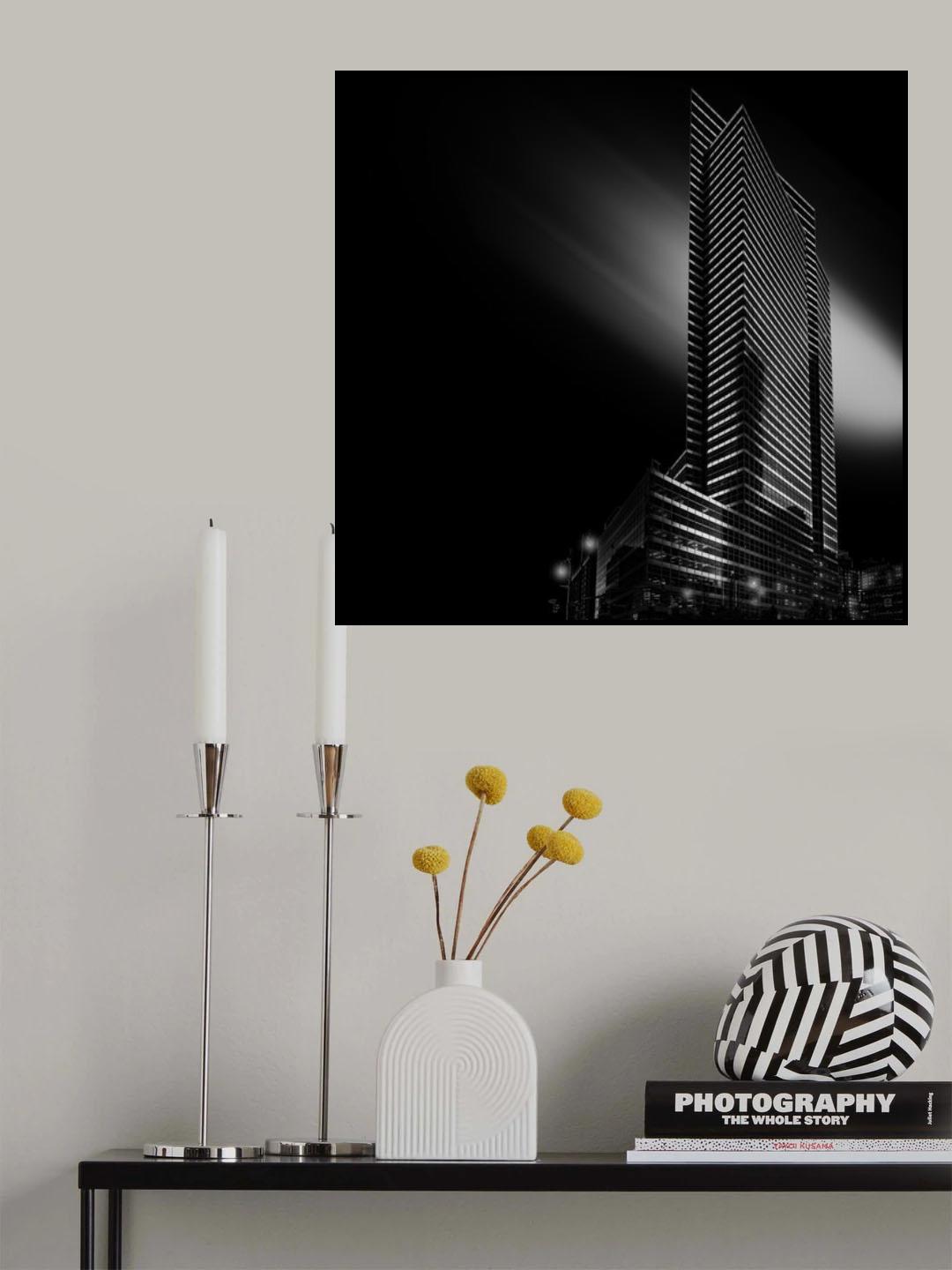 America in Noir - Lines Poster och Canvastavla