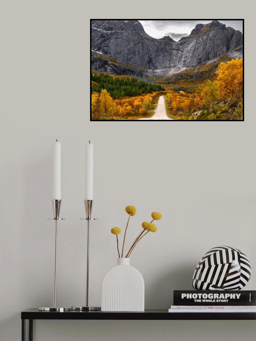 Road to the Wall Poster och Canvastavla