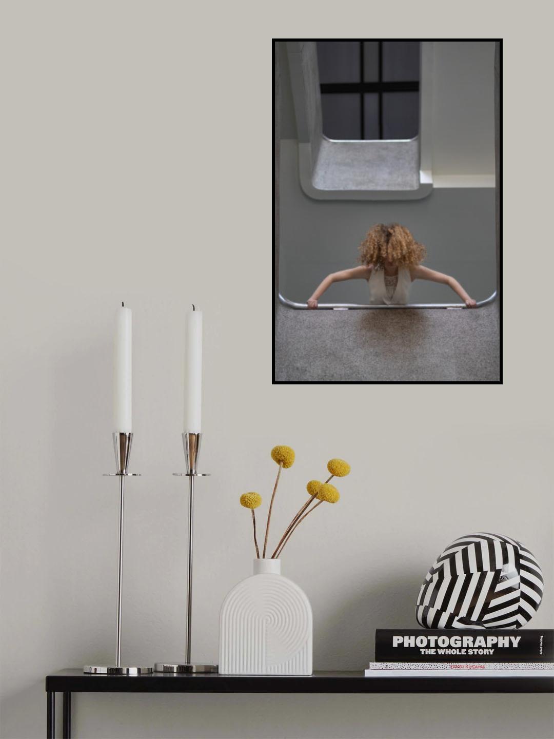 Confusion on the Stair Poster och Canvastavla