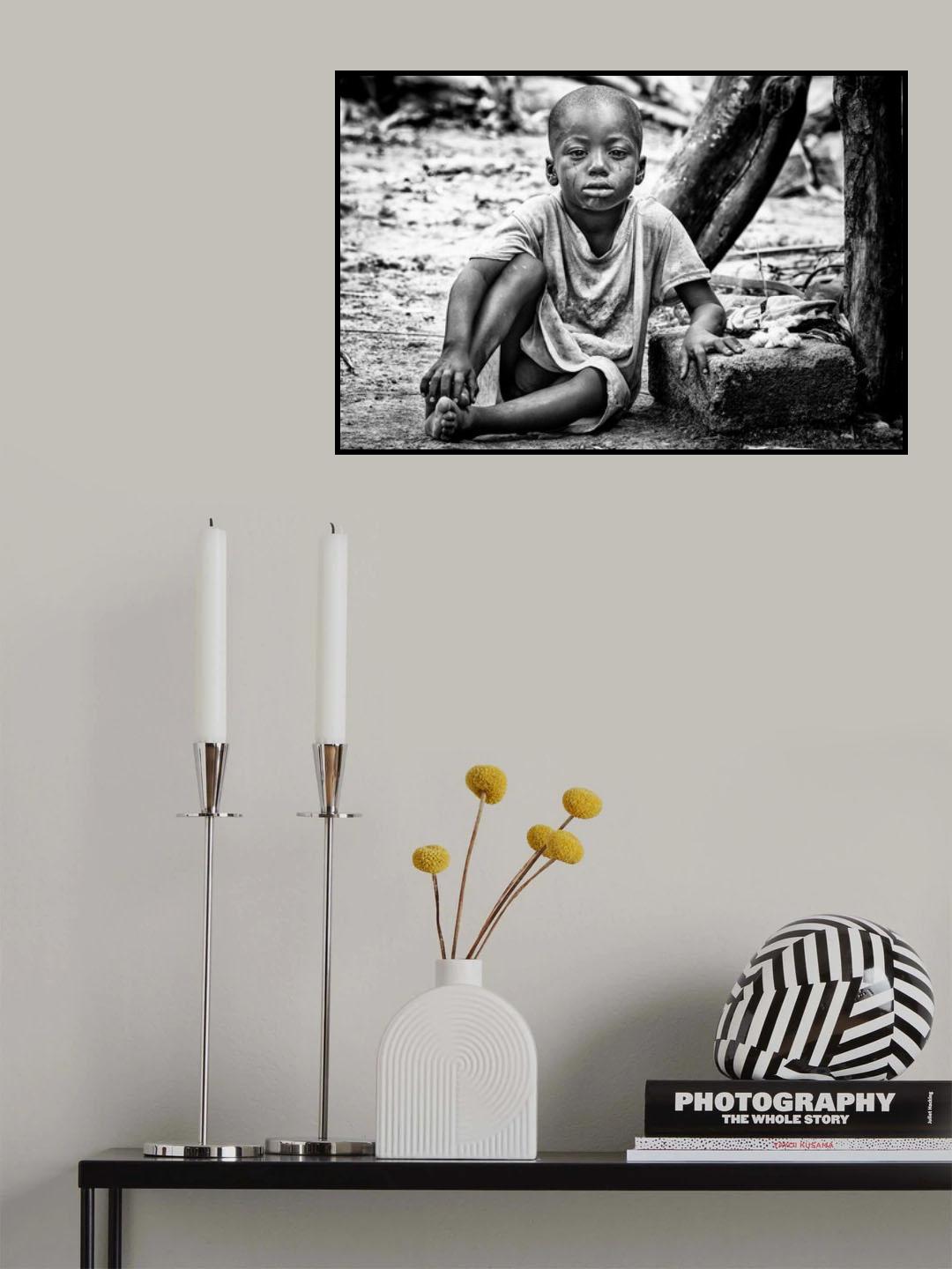 Calm after pain - Benin Poster och Canvastavla