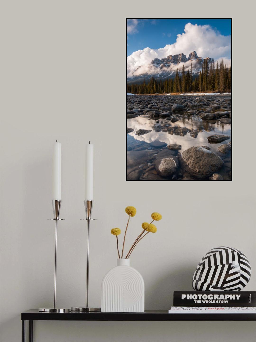 castle mountain Poster och Canvastavla