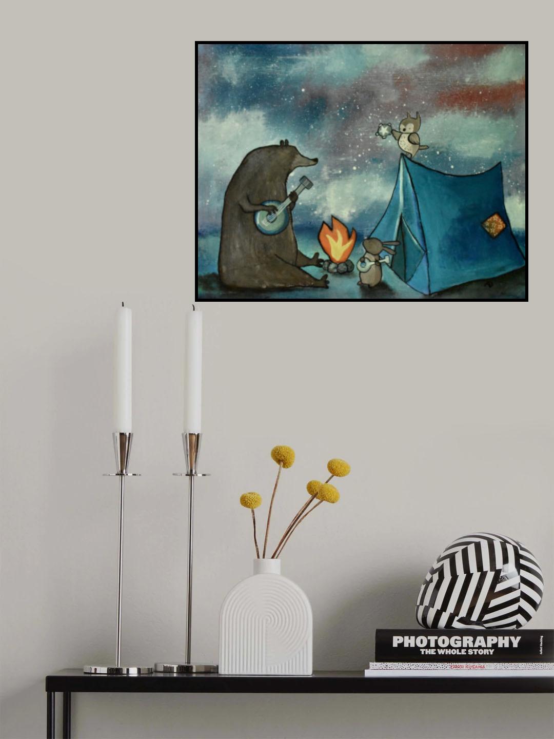 Campingfriends Poster och Canvastavla