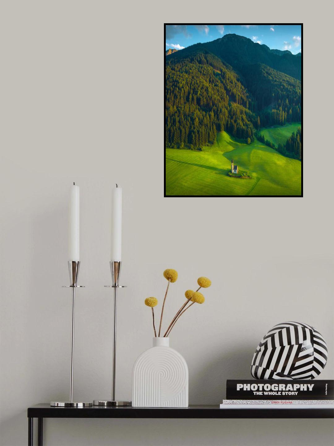 Green Mountain Poster och Canvastavla