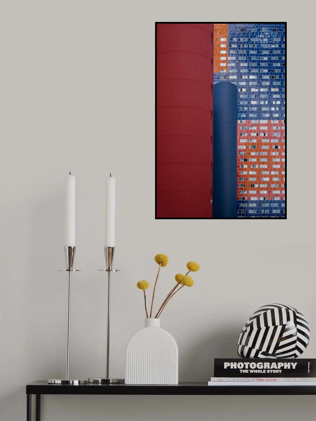 big city apartments Poster och Canvastavla