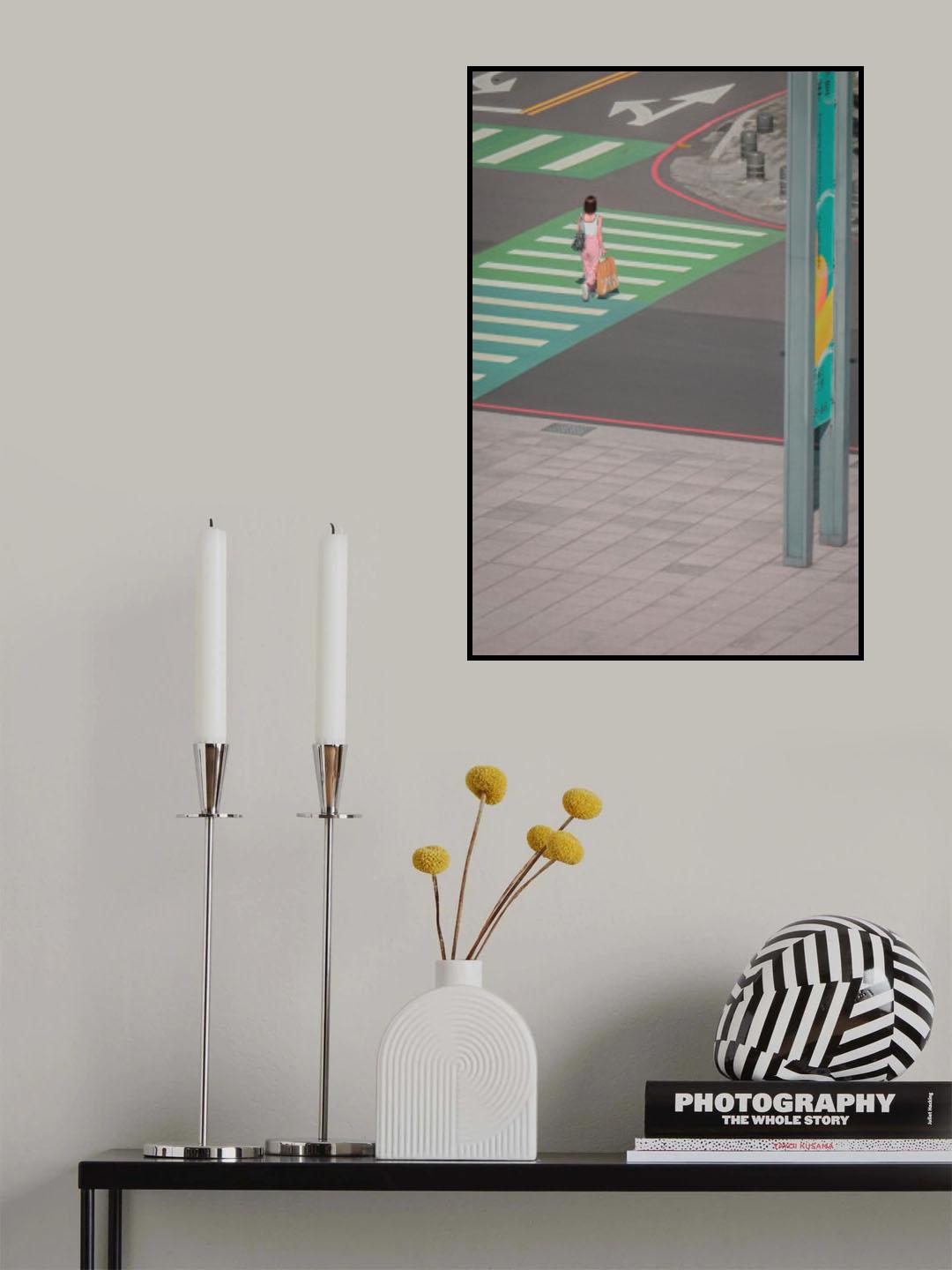 Crosswalking Poster och Canvastavla