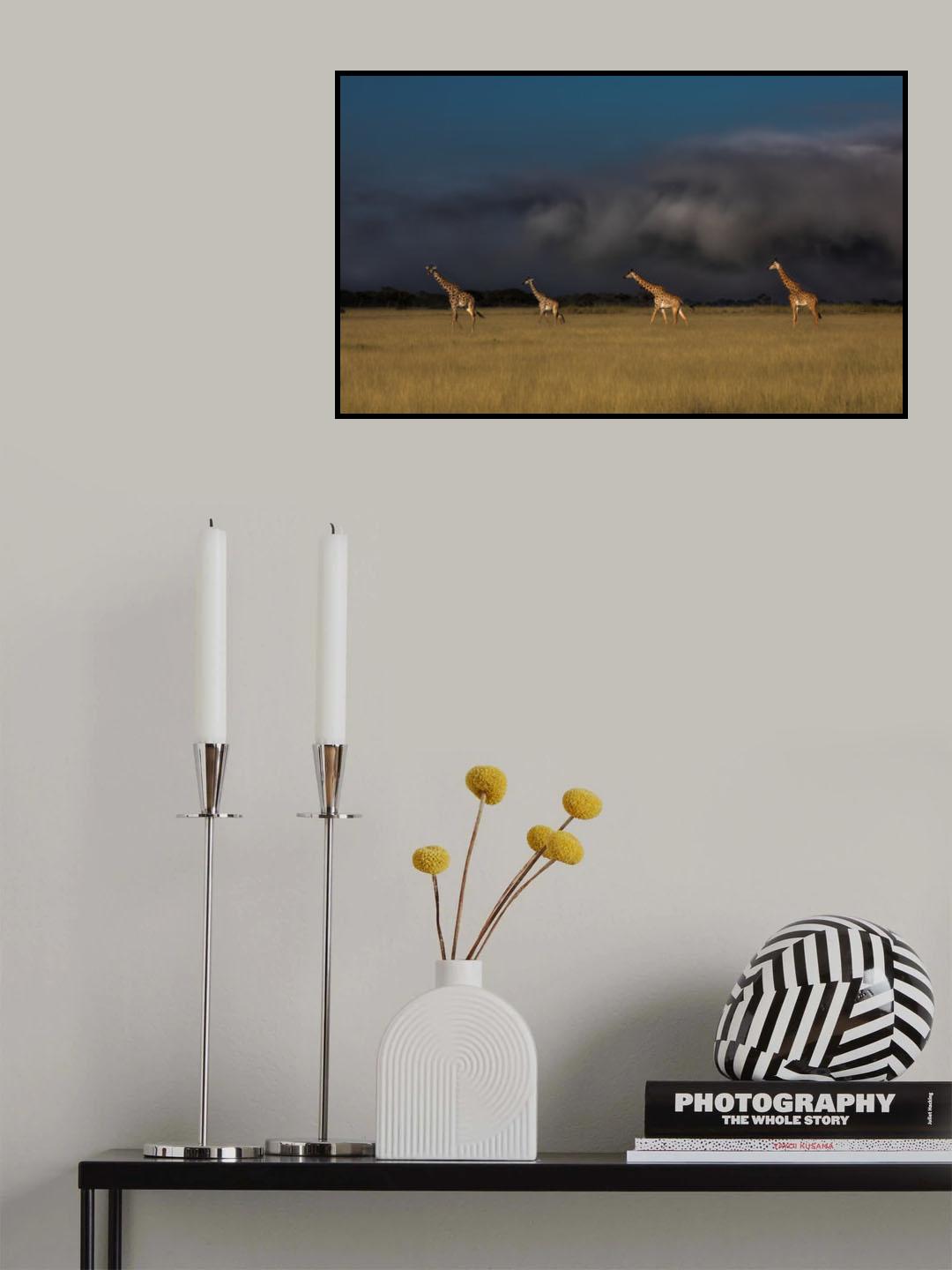 When A Storm is Coming Poster och Canvastavla