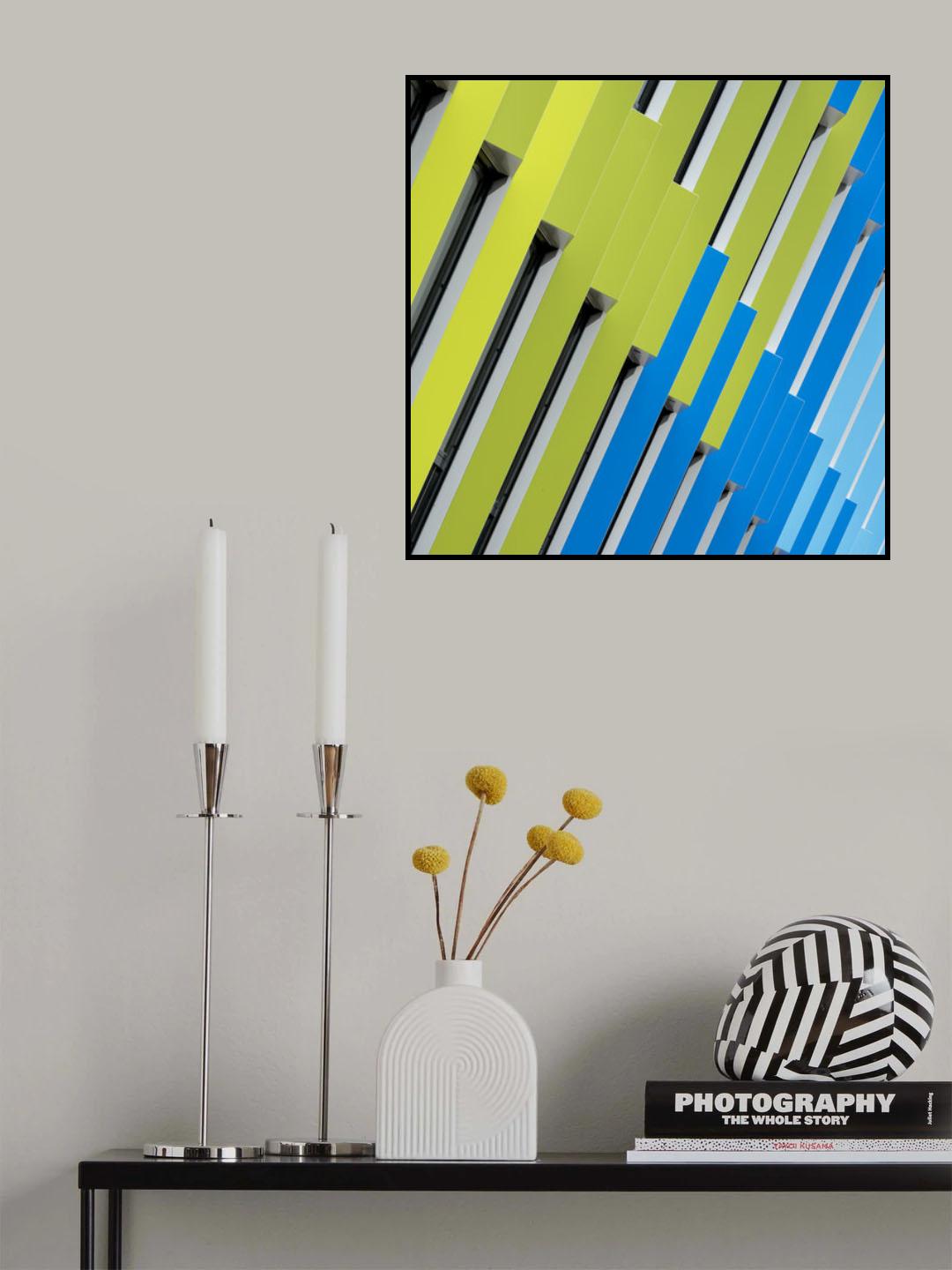 Colorful diagonals Poster och Canvastavla