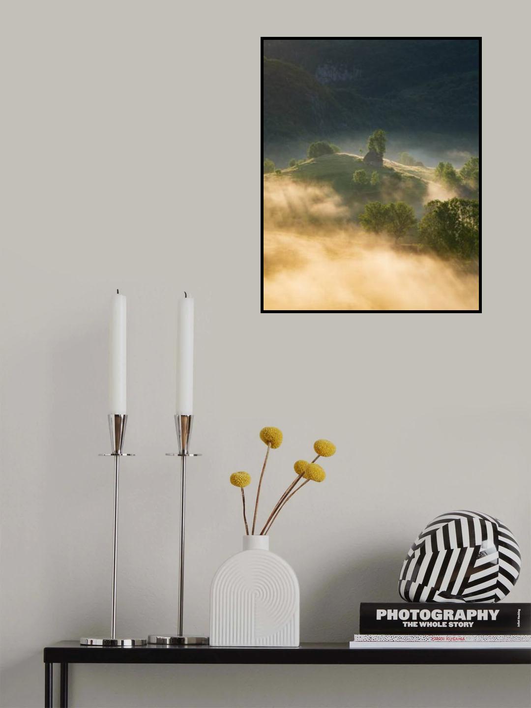 The sunrays of dawn Poster och Canvastavla