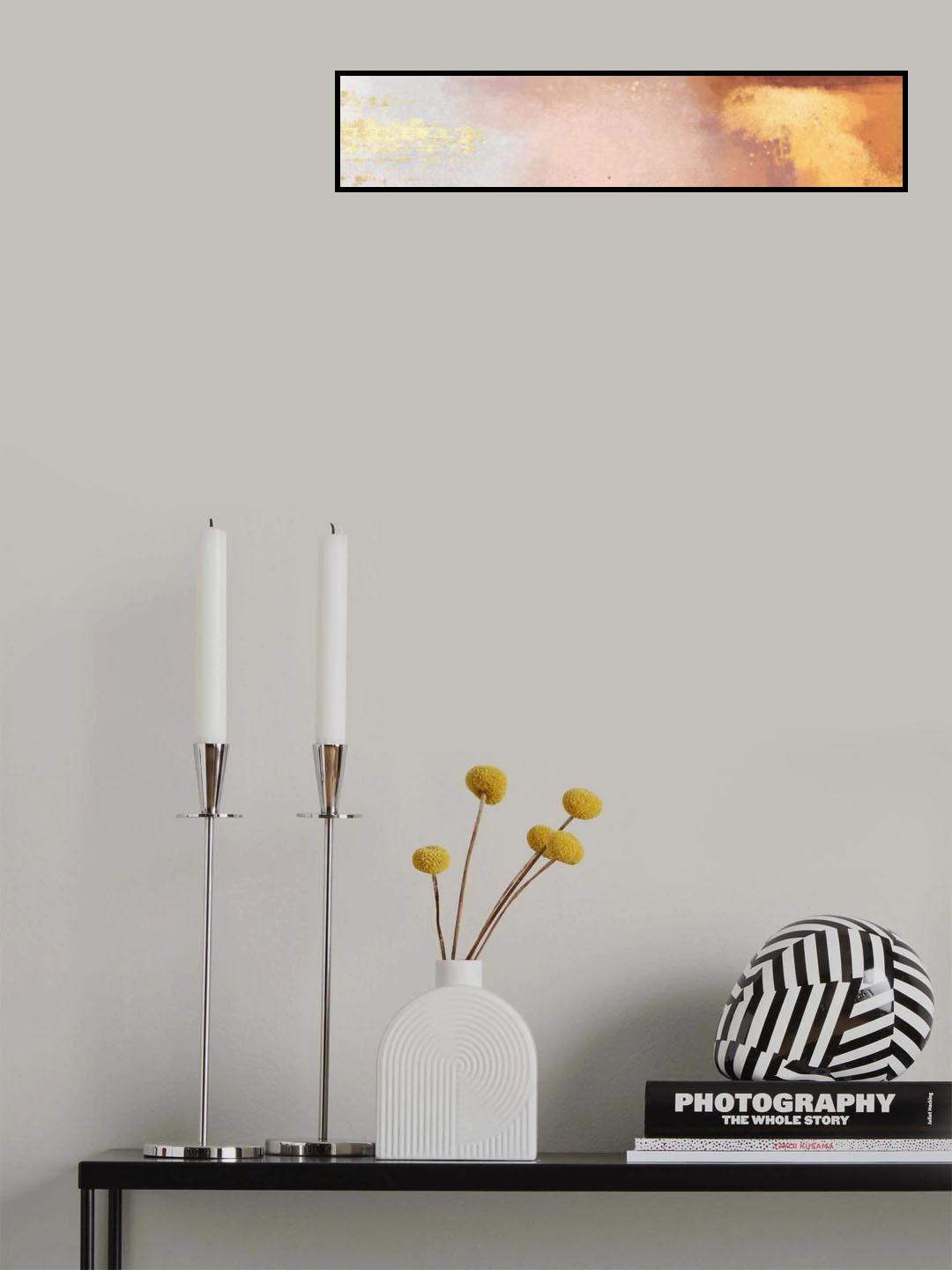 Burgundy Sunset Poster och Canvastavla